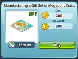 Contract - Manufacturing a gift set of Megapolis coins