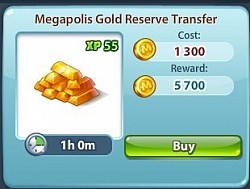 Contract - Megapolis Gold Reserve Transfer