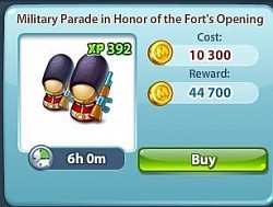 Contract - Military Parade In Honor Of The Fort's Opening