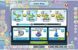 Green Wing (Stage 2 )- Materials :-  * Turf, * Ventilation System, * Plate Compactor. Total Cost : 30 Megabucks. Population Cap increase by 7,700